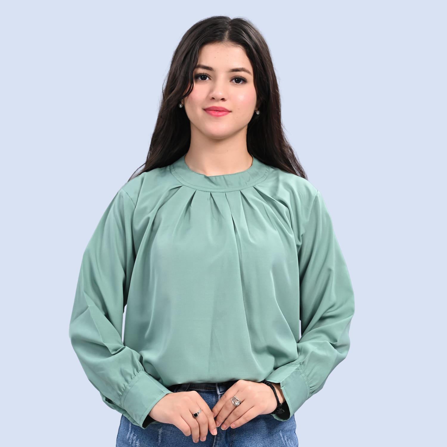 WOMEN`S GREY CROP TOP