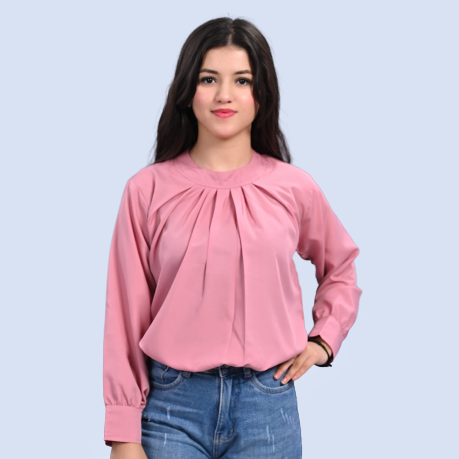 WOMEN`S  PINK CROP TOP 