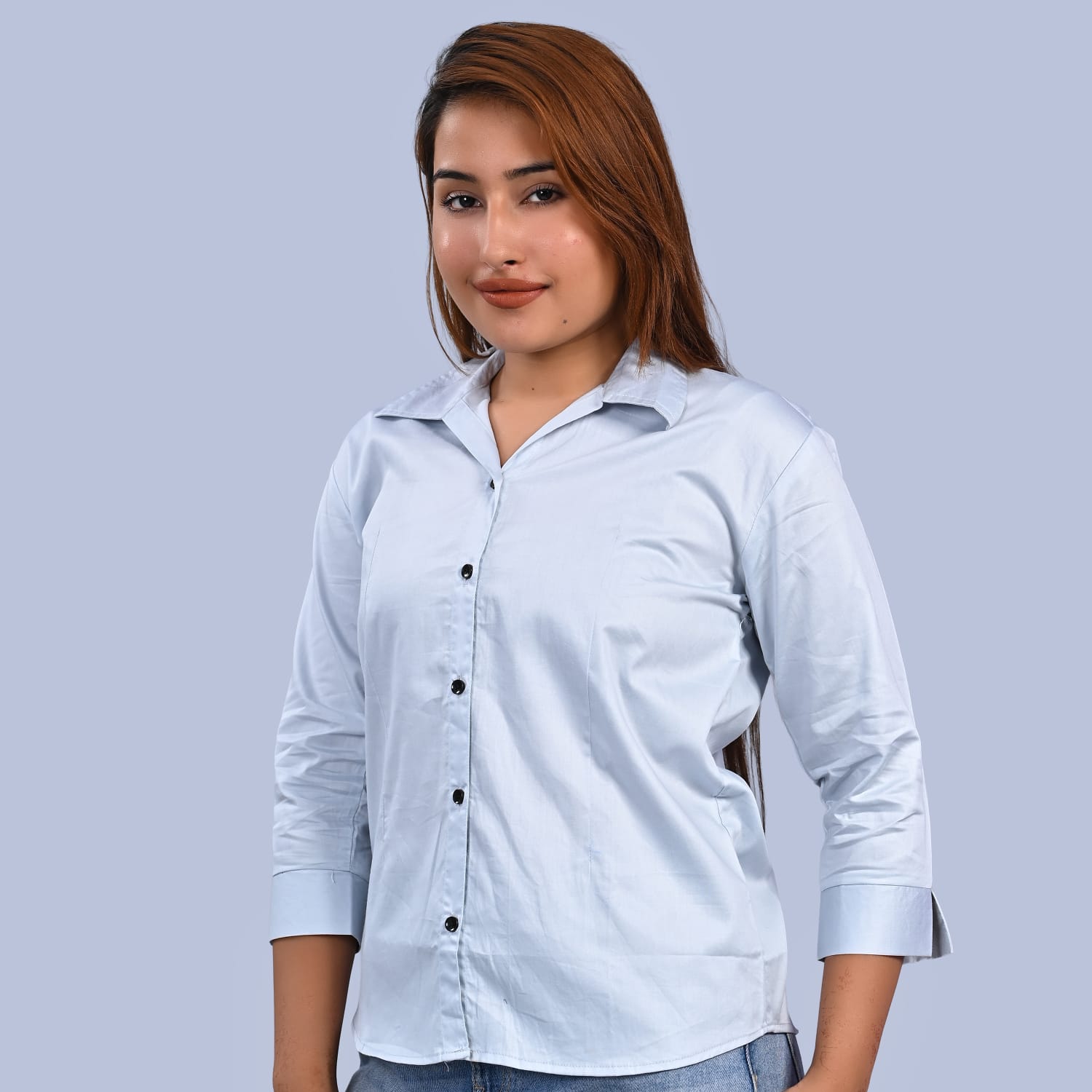 WOMEN`S  LIGHT GREY SHIRT 