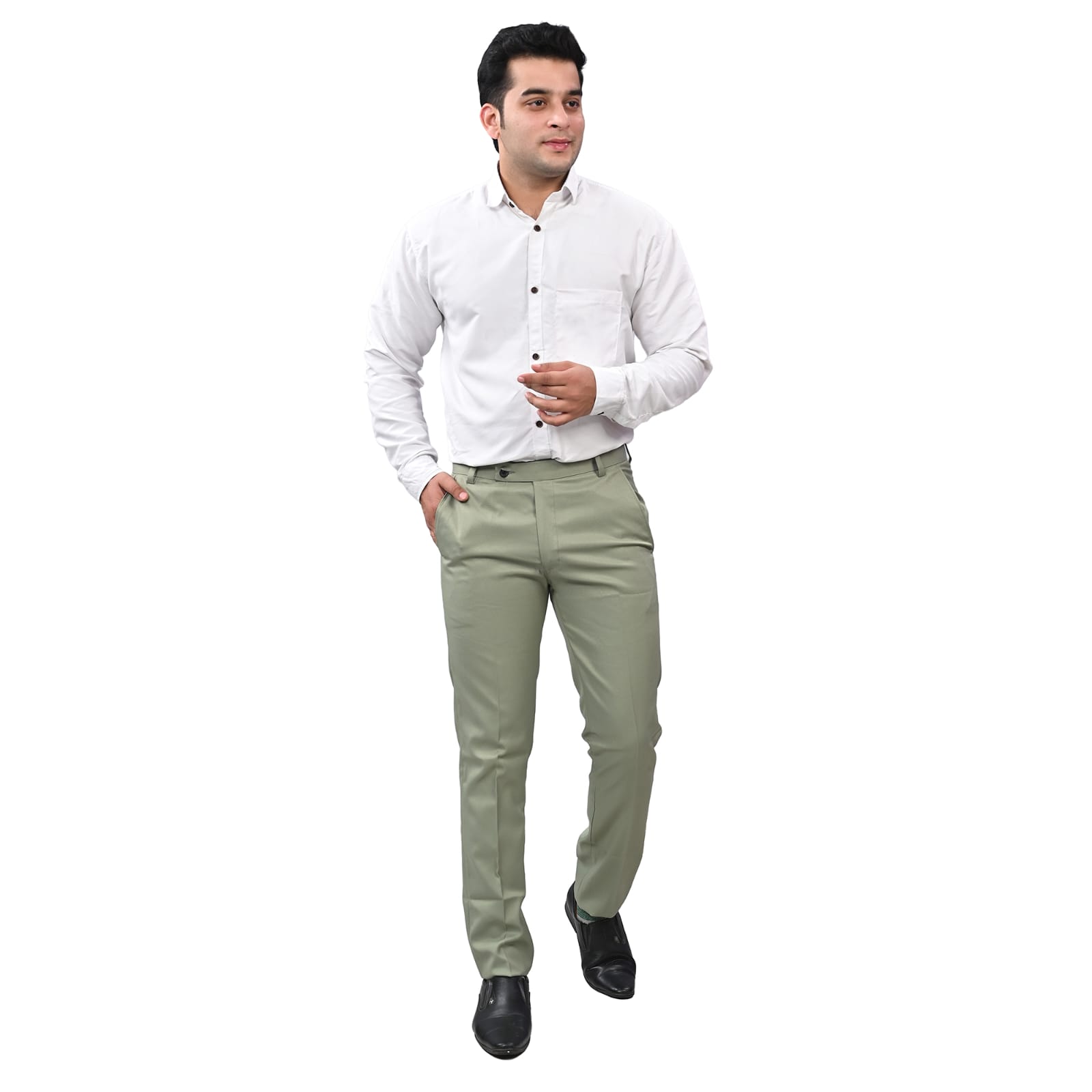 MEN'S LIGHT GREEN TROUSER