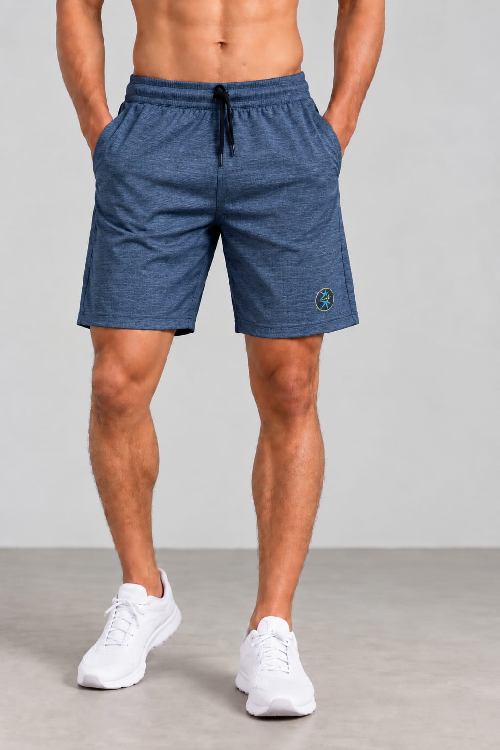 MEN'S STEEL BLUE SHORTS