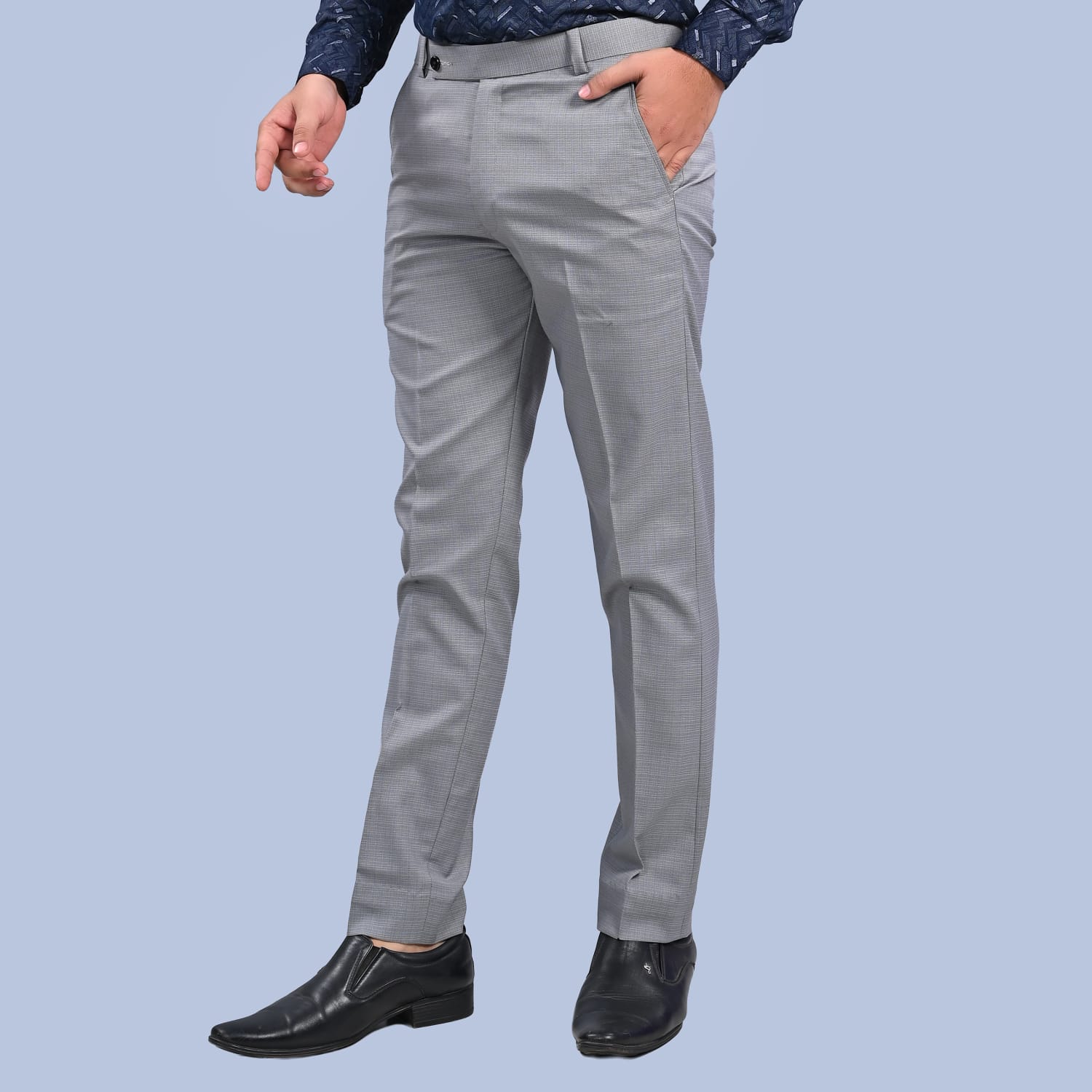 MEN'S LIGHT GREY TROUSERS