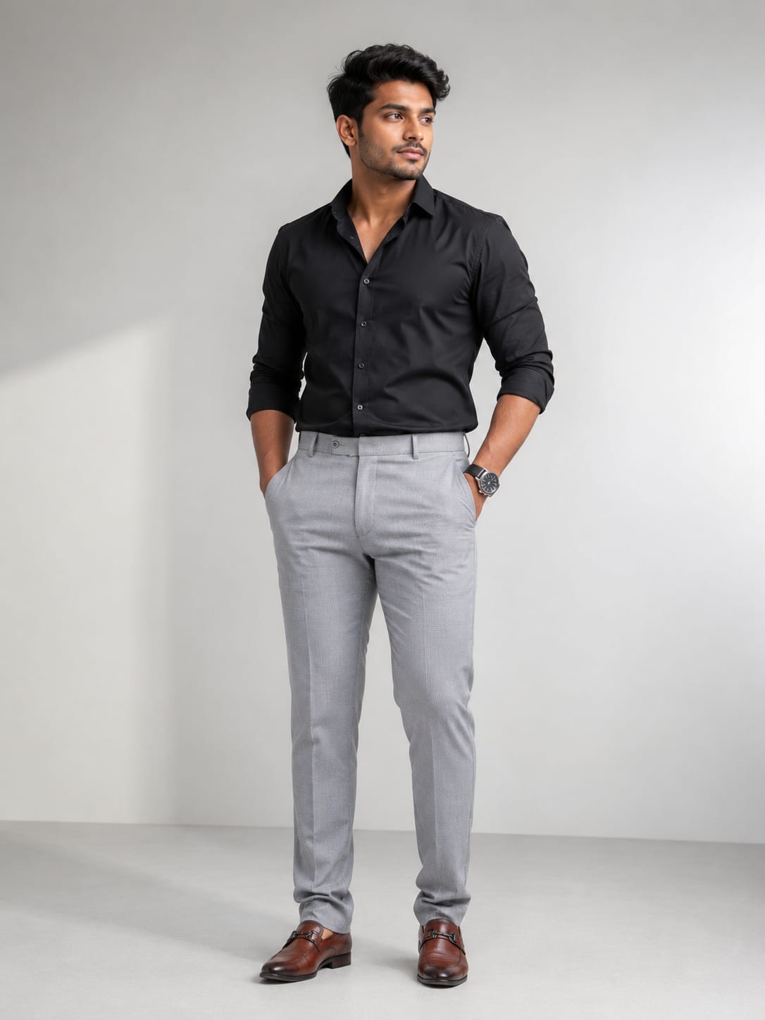 MEN'S GREY TROUSERS