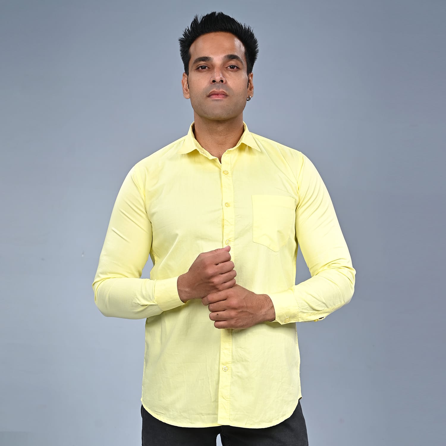 MEN'S YELLOW SHIRT
