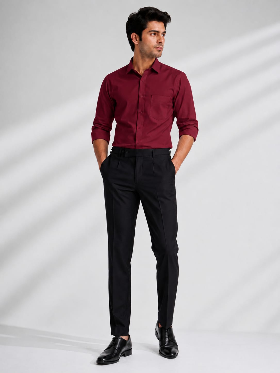 MEN'S BLACK FORMAL TROUSER