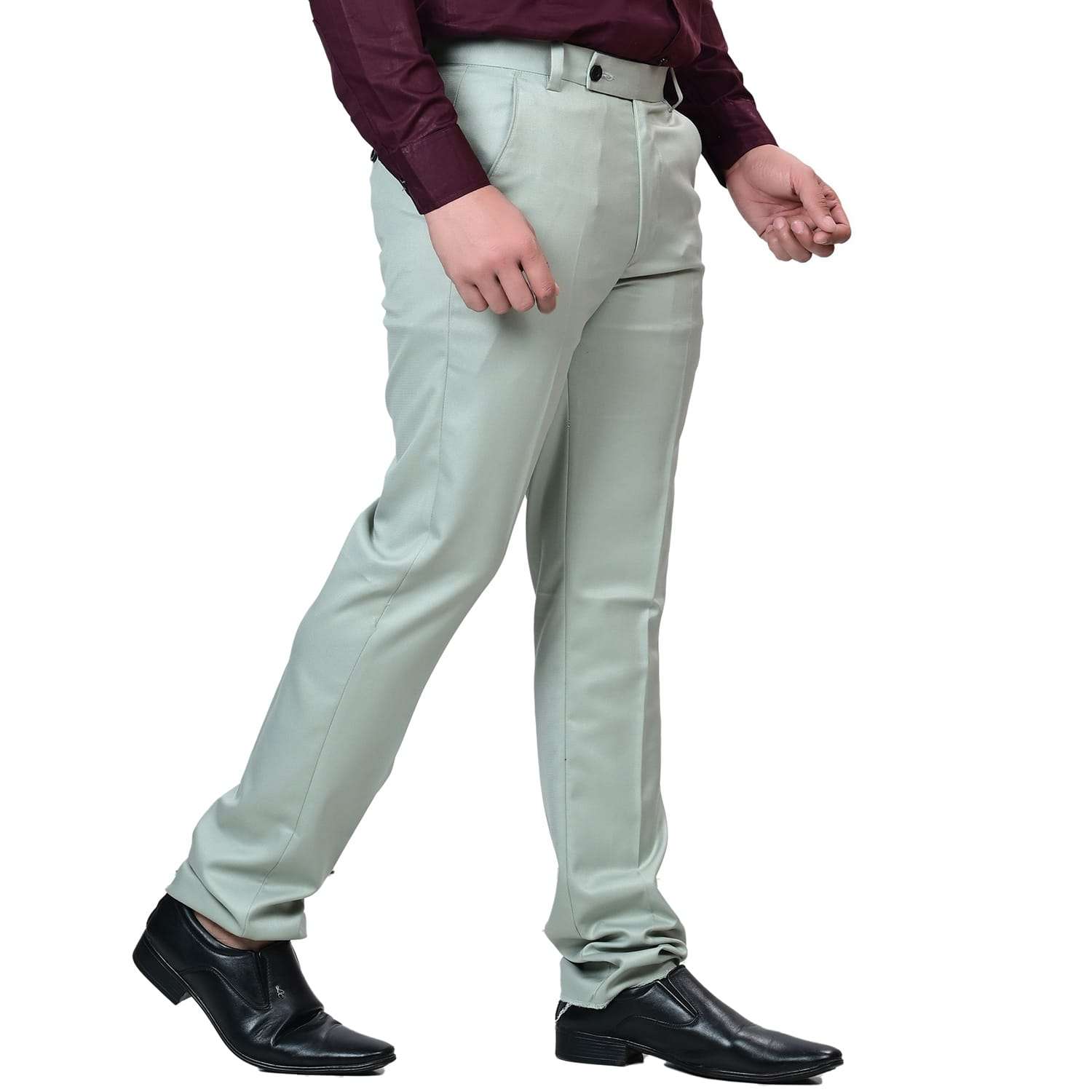 MEN'S LIGHT GREEN TROUSERS