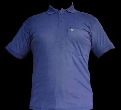 MEN'S BLUE POLO T-SHIRT