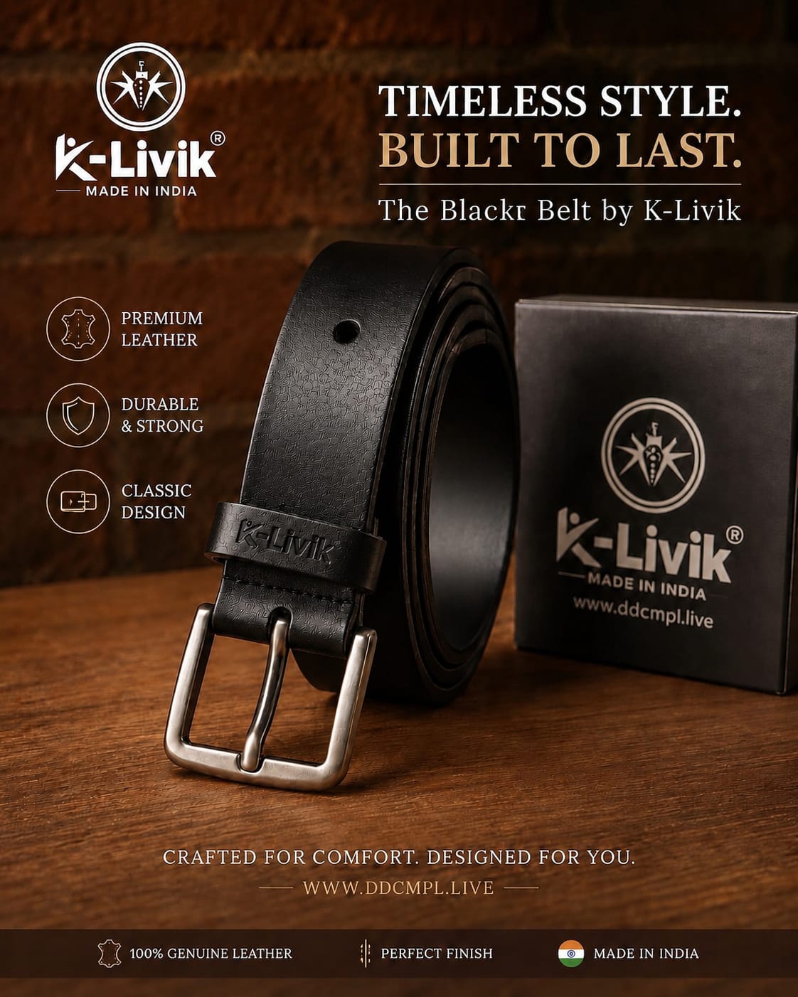 MEN'S BLACK BELT