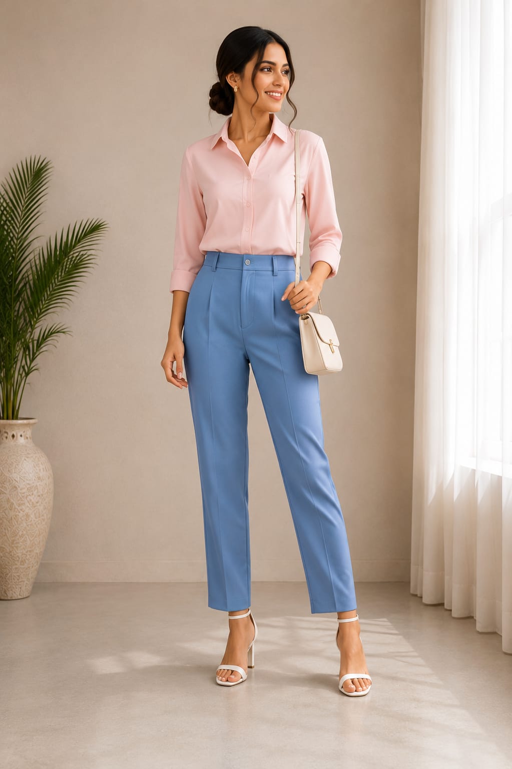 WOMEN'S DARK GREY TROUSER
