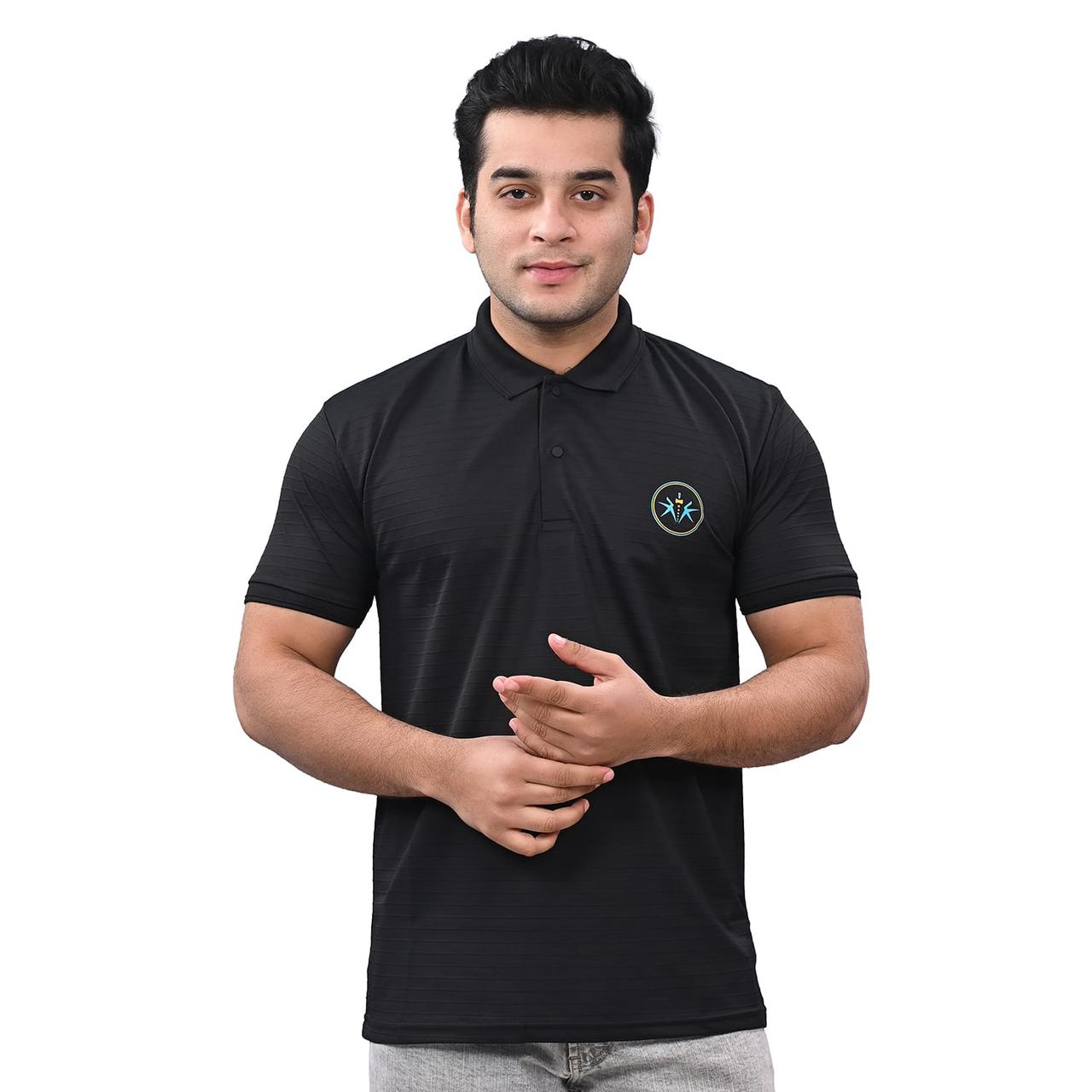 MEN`S BLACK POLO T-SHIRT