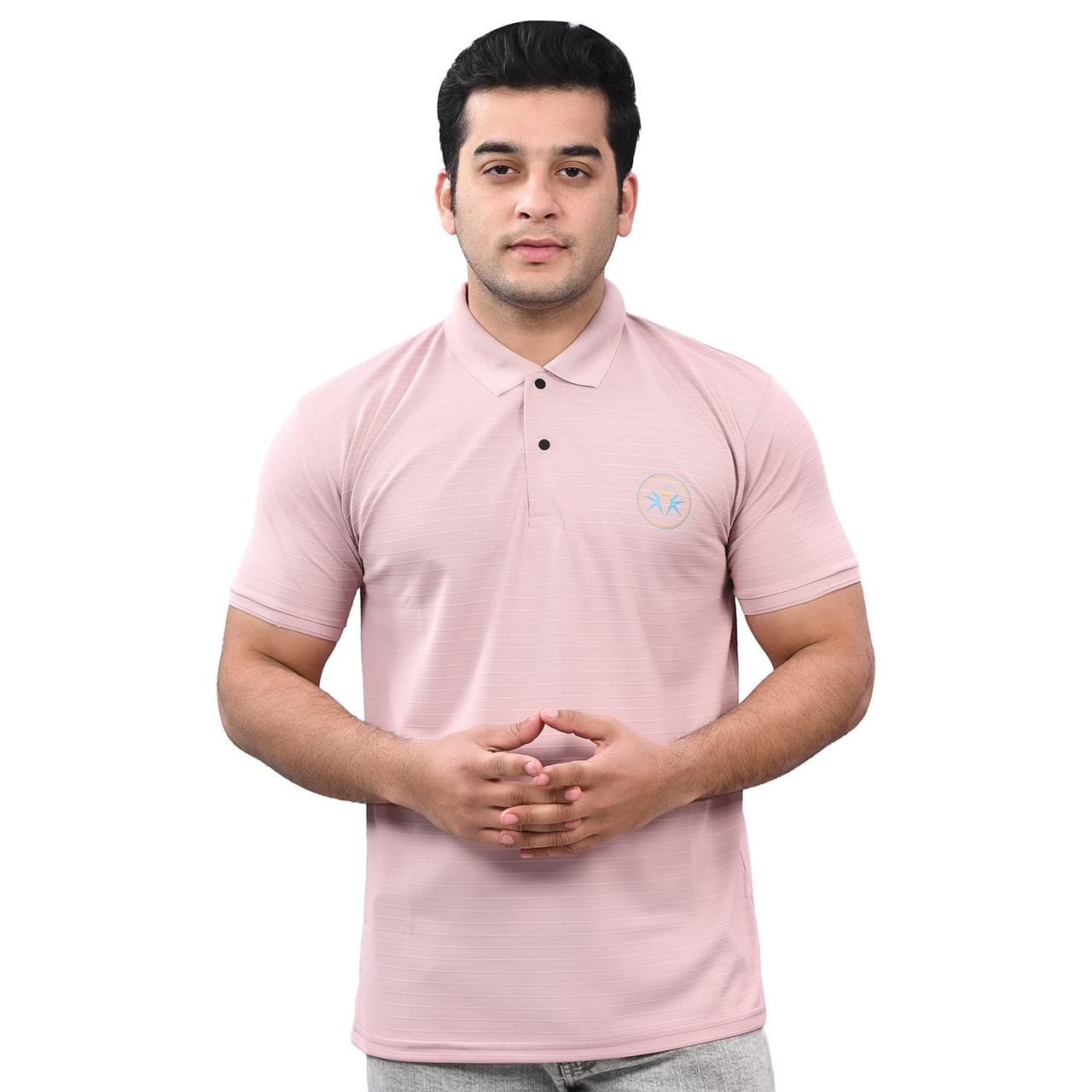MEN`S PINK POLO T-SHIRT