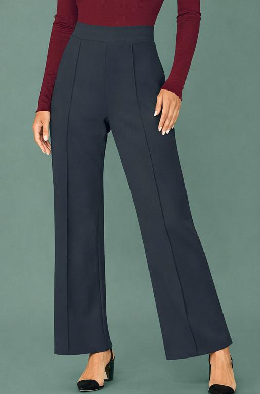 WOMEN`S WIDE FIT GREY PENT