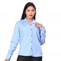 WOMEN'S SKY BLUE SHIRT