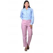 WOMEN'S LIGHT PURPLE TROUSER