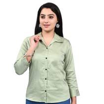 WOMEN'S PISTA GREEN SHIRT