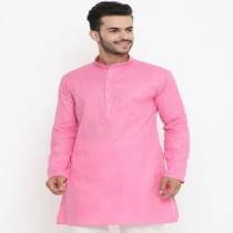 MEN'S PINK KURTA PAJAMA COMBO