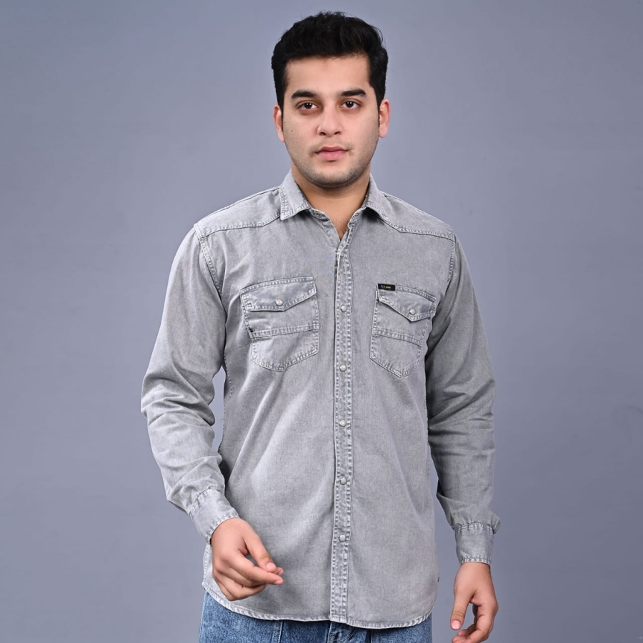MEN'S DENIM SHIRT